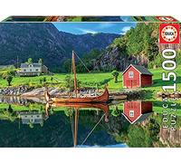 Educa - Puzzle de 1500 Piezas para Adultos | Barco Vikingo. Incluye Pegamento Fix Puzzle. A Partir de 14 años (18006)