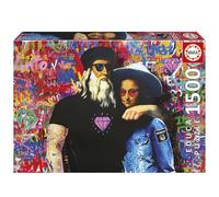 Educa - Puzzle de 1500 Piezas para Adultos | Leo y Lisa, TV Boy. Incluye Pegamento Fix Puzzle. Medidas: 85 x 60 cm. A Partir de 14 años (20181)