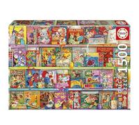 Educa - Puzzle de 1500 Piezas para Adultos | The Kitschy Funbook Nook | Medidas: 85 x 60 cm | A Partir de 14 años (20568)
