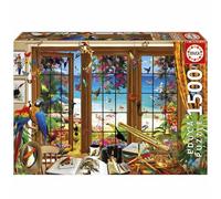 Educa Borrás – Puzzle 1500 piezas Ventana del Observador – para adultos, incluye pegamento