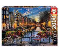 Educa - Puzzle de 2000 Piezas para Adultos | Ámsterdam. Incluye Pegamento Fix Puzzle. A Partir de 14 años (17127)