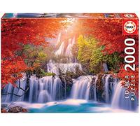 Educa - Puzzle de 2000 Piezas para Adultos | Cascada en Tailandia. Incluye Pegamento Fix Puzzle. A Partir de 14 años (19280)