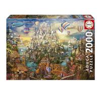 Educa Borrás Puzzle de 2000 piezas Ciudad de los sueños 96 x 68 cm (A partir de 14 años)
