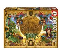 Educa - Puzzle de 2000 Piezas para Adultos | Montaje Azteca Maya. Incluye Pegamento Fix Puzzle. A Partir de 14 años (19565)
