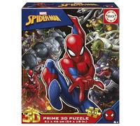Educa - Puzzle de 300 Piezas con Efecto 3D lenticular | Spider-Man 3D Lenticular Puzzle niños y niñas a Partir de 7 8 9 años (20049)
