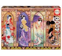 Educa Borrás – Puzzle 4000 piezas Collage Japonés – 136×96 cm – Servicio pieza perdida – 14+