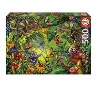Educa - Puzzle de 500 Piezas para Adultos | Bosque de Colores. Incluye Pegamento Fix Puzzle. A Partir de 11 años (19551)