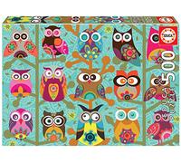 Educa - Puzzle de 500 Piezas para Adultos | Búhos. Incluye Pegamento Fix Puzzle. A Partir de 11 años (19006)