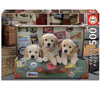 Educa - puzzle de 500 piezas para adultos - cachorros en el equipaje.