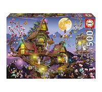 Educa - Puzzle de 500 Piezas para Adultos | Casa de Las Hadas Incluye Pegamento Fix Puzzle. Medida aproximada una Vez montado: 48 x 34 cm. A Partir de 11 años (19554)