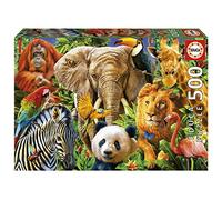 Puzzle 500 Animales Selvages - EDUCA