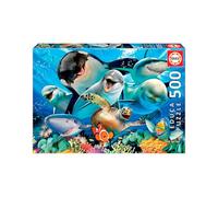 Puzzle 500p Selfie Debajo el Agua