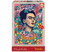 Educa - Puzzle de 500 Piezas para Adultos | Viva la Vida de Frida Kahlo. A Partir de 11 años (19251)