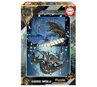 Educa - Puzzle Infantil 300 Piezas Jurassic World Universal | Rompecabezas Dinosaurios con Piezas Grandes para niños | A Partir de 8 años (20515)