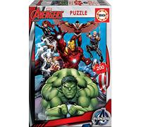 Educa - Puzzle Infantil Avengers. Puzzle 200 Piezas Marvel. Medida aproximada una Vez montado: 40 x 28 cm. Compuesto por Grandes Piezas Perfectamente acabadas. + 6 años (15933)