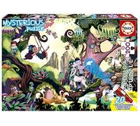 Educa - Puzzle Infantil con 200 Piezas | Mysterious Puzzle: Bosque Mágico. Encuentra los Objetos escondidos con la luz Ultravioleta incluida (18612)