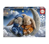 Educa - Puzzle Infantil de 100 Piezas | Sueños de Conejitos | Recomendado a Partir de 6 7 8 años (20498)