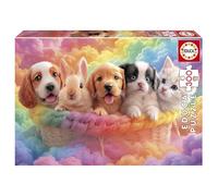 Educa Borrás – Puzzle infantil Amigos del Cesto – 300 piezas 40x28 cm (6-8 años)