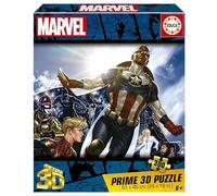 Educa - Puzzle Infantil de 300 Piezas. Marvel 3D Prime Lenticular Puzzle. Medidas: 61 x 46 cm. Recomendado a Partir de 6 años (20346)