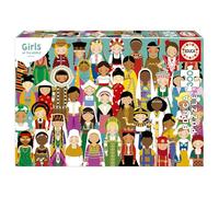 Educa - Puzzle Infantil de 300 Piezas | Niñas del Mundo | Medidas: 40 x 28 cm | Recomendado a Partir de 6 7 8 años (20476)
