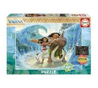 Educa - Puzzle Infantil de 300 Piezas | Vaiana Neon | Medidas: 40 x 28 cm | Recomendado a Partir de 6 7 8 años (20469)