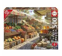 Educa - Puzzle Infantil de 500 Piezas Plus | Mercado Soleado | Medidas: 48 x 34 cm | A Partir de 11 años (20585)