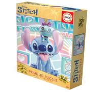 Educa - Puzzle lenticular 3D Stitch de 300 Piezas | Increíble Efecto de Profundidad sin Gafas con tecnología Prime 3D | +8 años (20819)