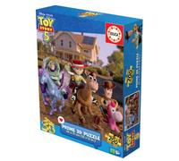 Educa - Puzzle Lenticular 3D Toy Story 5 200 Piezas sin Gafas Pixar Juguete | Efecto lenticular 3D sin gafas con Woody y Buzz, profundidad asombrosa, regalo para fans de Pixar, a partir de 6 años (20821)
