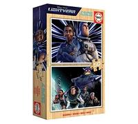 Educa - Puzzle Lightyear 2 x 50, 2 Puzzles de Madera ecológica Resistente con 50 Piezas Cada uno, diversión por Partida Doble, Medida aproximada 26 x 18 cm, A Partir de 4 años (19314)