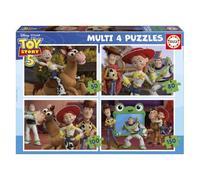 Educa - Puzzle Multi 4 en 1 Toy Story 5 Disney 60+80+100+150 Piezas | Rompecabezas Educativo Progresivo para los niños | A Partir de 5 años (20468)