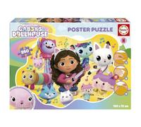Educa - Puzzle póster 250 Piezas Gabby's Dollhouse Universal | Rompecabezas para Decorar habitación | A Partir de 8 años (20536)