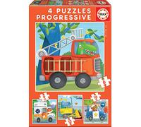 Educa - Puzzles Progresivos Puzzle Infantil Patrulla de Rescate de 6,9,12 y 16 Piezas a Partir de 3 años (17144)