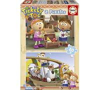 Educa Puzzles Puzzle con diseño Tickety TOC, 2 x 20 Piezas (15940)