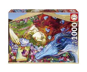 Educa - Sant Jordi, Lily Brick | Puzzle de 1000 Piezas para Adultos. Medidas: 68 x 48 cm. Incluye Cola Fix Puzzle. A Partir de 14 años (19926)