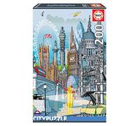 Educa - Serie Citypuzzle, Puzzle 200 Piezas, Londres (18470)