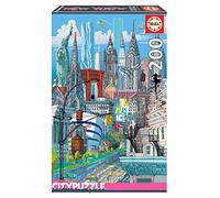 Educa - Serie Citypuzzle, Puzzle 200 Piezas, Nueva York (18472)