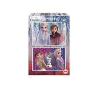 Educa - Set con 2 Puzzles Infantiles de 20 Piezas con los Personajes Principales de Frozen, Disney. A Partir de 3 4 y 5 años (18109)