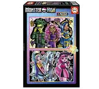 Educa - Set de 2 Puzzles Infantiles con 100 Piezas y Las imágenes de Monster High, Medidas: 40 x 28 cm, Recomendados a Partir de 6 años (19704)
