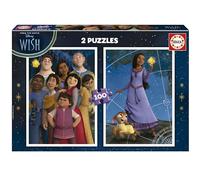 Educa - Set de 2 Puzzles Infantiles con 100 Piezas y los Personajes de Wish. Medidas: 40 x 28 cm. Recomendado a Partir de 6 años (19742)