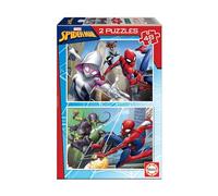 Educa - Set de 2 Puzzles Infantiles con 48 Piezas de cartón | Spider-Man, Marvel. A Partir de 4 5 6 años (18099)