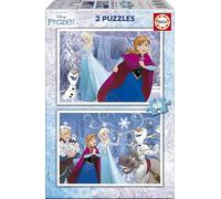 Educa - Set de 2 Puzzles Infantiles con 48 Piezas | Puzzle Disney Frozen | Medidas: 28 x 20 cm. | Compuesto por Grandes Piezas optimamente acabadas | Recomendado a Partir de 4 años (16852)