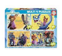 Educa - Set Puzzles Progresivos Zootropolis 2 50 a 150 Piezas Disney niños | Cuatro rompecabezas de dificultad creciente con la película de animación, aprende paso a paso, a partir de 5 años (20464)