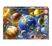 Educa - Sistema Solar | Puzzle Adultos de 500 Piezas | Incluye Pegamento Fix Puzzle | A Partir de 11 años (18449)