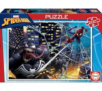 Educa - Spider-Man. Puzzle Infantil de 200 Piezas. Medida aproximada una Vez montado: 40 x 28 cm. Compuesto por Grandes Piezas Perfectamente acabadas. Recomendado a Partir de 6 años (18100)
