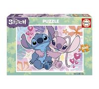 Educa - Stitch Disney | Puzzle Infantil de 300 Piezas. Medidas: 40 x 28 cm. Recomendado a Partir de 6 años (19964)