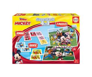 Educa SuperPack 4 en 1: Mickey y sus amigos
