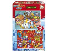 Educa - Superthings. Set de 2 Puzzles Infantiles con 48 Piezas. Medida aproximada una Vez montados: 28 x 20 cm. Compuesto por Grandes Piezas Perfectamente acabadas. A Partir de 4 años (19204)