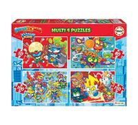 Educa - Superthings. Set de 4 Puzzles progresivos Infantiles de 50 a 150 Piezas. A Partir de 5 años (19206)