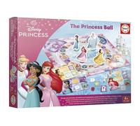 Educa - The Princess Ball | Juego de Mesa Princesas Disney | Elige tu Princesa Disney y se la Primera en inaugurar el Baile | 2 a 4 Jugadores | a Partir de 4 años (20078)