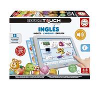 Educa - Touch Junior Aprendo Inglés - Juego Educativo Electrónico para Niños 4+ | Aprende Inglés Jugando con Base Interactiva, Voz y Sonido (15438)